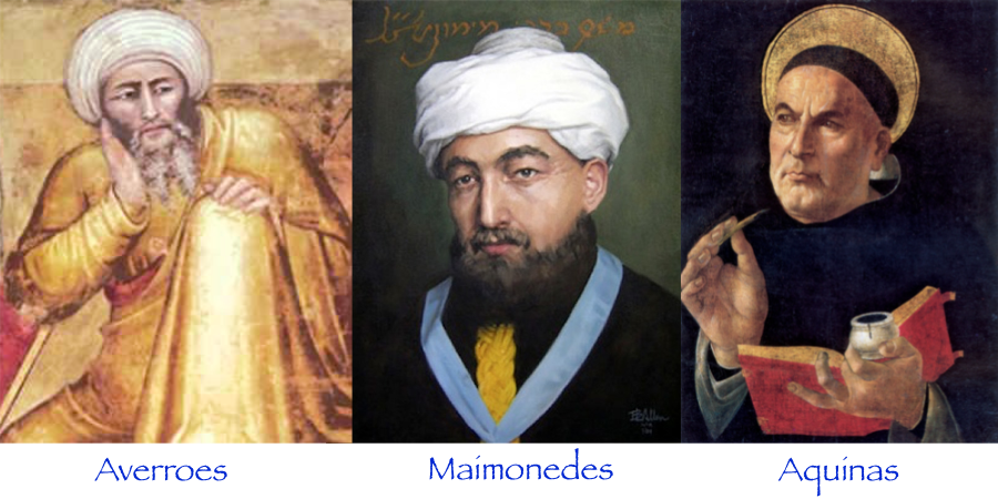 Averroes Maimonedes Aquinas