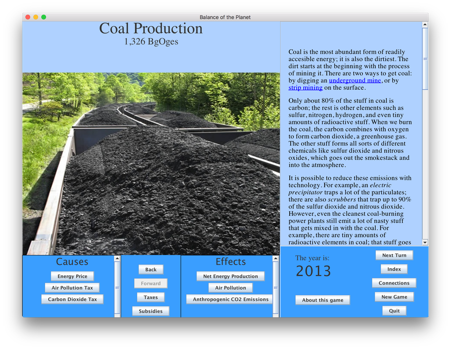 Coal Production Page