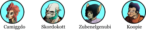 The four actors